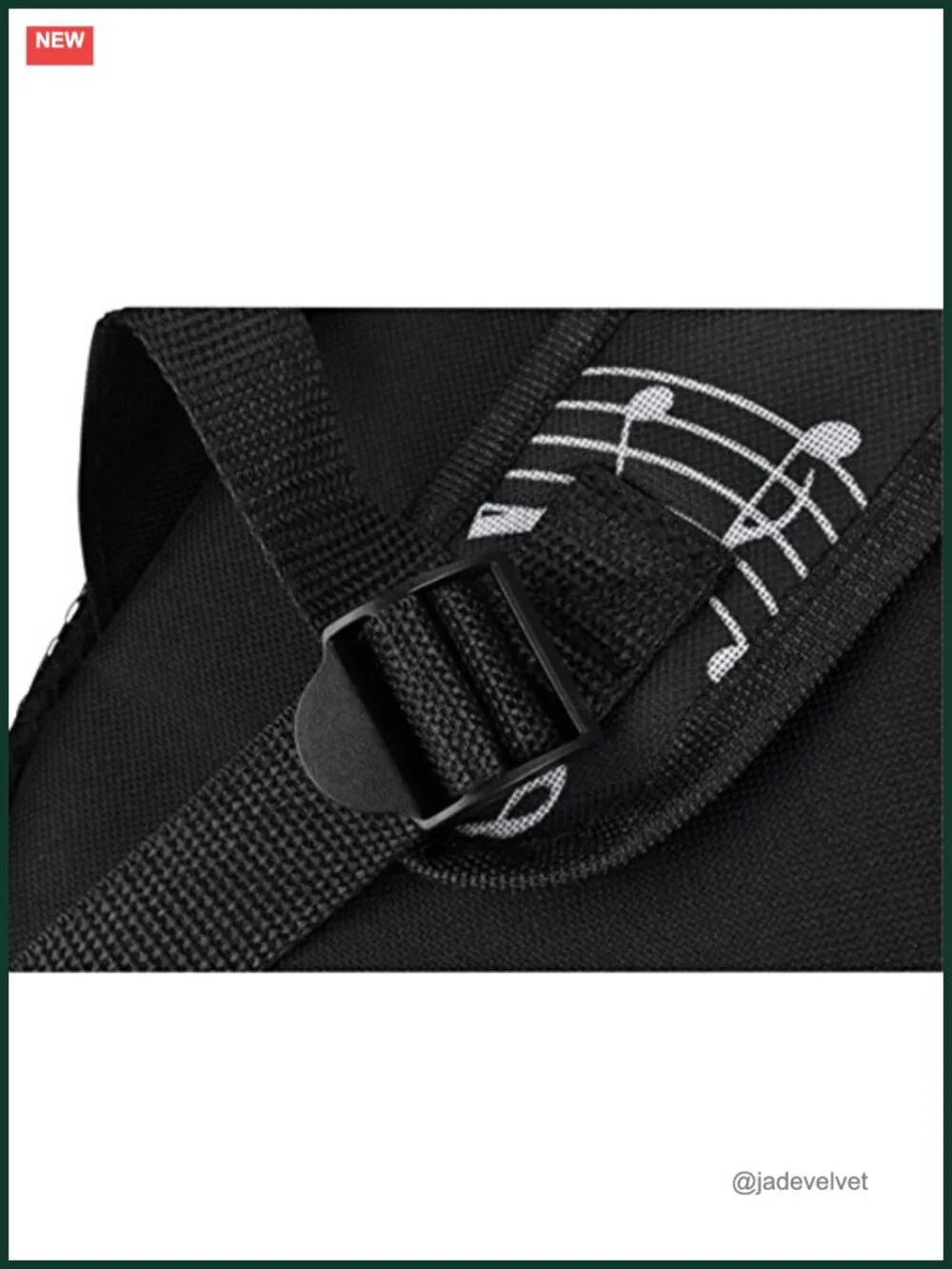 Music Note Waterproof Oxford Cloth Backpack for Travel Hiking